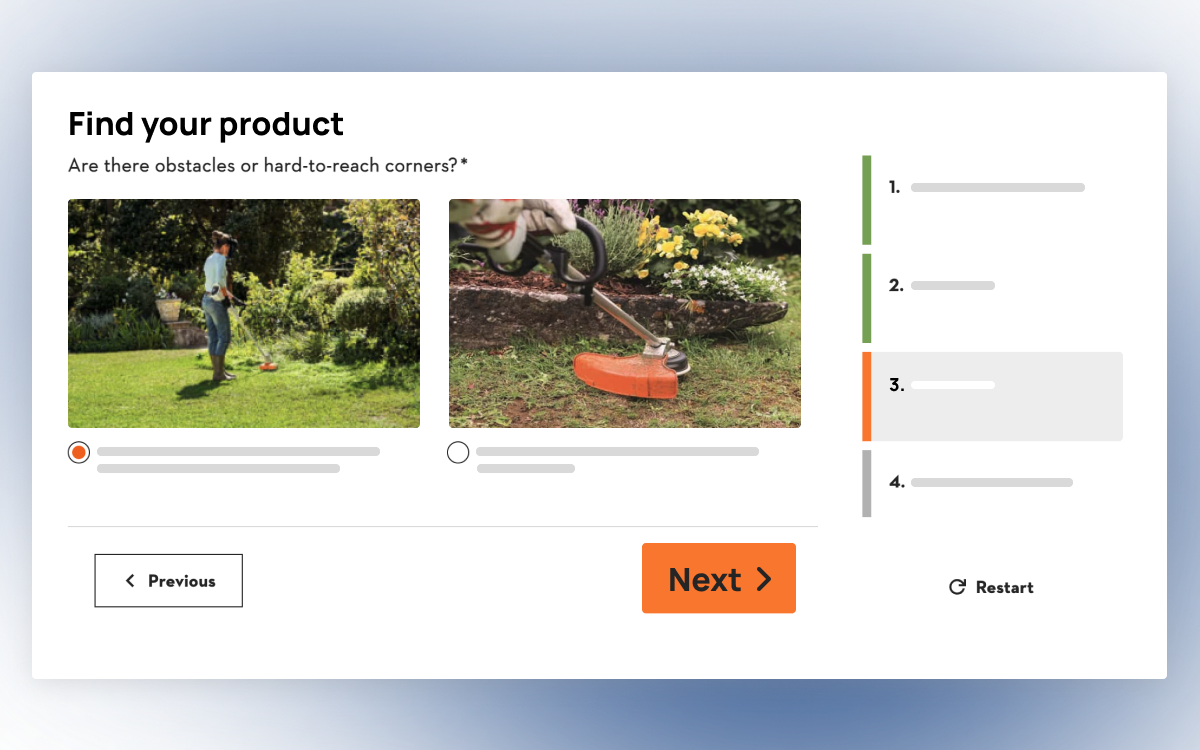 product finder